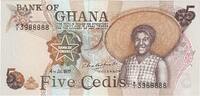 Ghana 5 Cedis 1977-07-04, KM:15b -