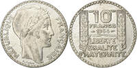 France 10 Francs Turin, Paris, Silver, Gadoury:801, KM:878 -