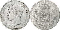 Belgium 5 Francs, 5 Frank Leopold I, Silver, KM:17 -