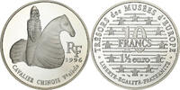 France 10 Francs-1.5 Euro Trésors des Musées d'Europe, Paris, Silver -