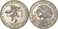 Mexico 25 Pesos Mexico City, Silver, KM:479.1 -