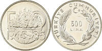 Turkey 500 Lira Istanbul, Proof, Copper-nickel, KM:979 -