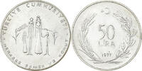 Turkey 50 Lira Istanbul, Silver, KM:912 -