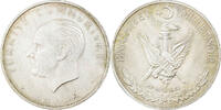 Turkey 10 Lira Istanbul, Silver, KM:894 -