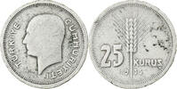 Turkey 25 Kurus Istanbul, Silver, KM:864 -