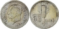 Turkey 50 Kurus Istanbul, Silver, KM:865 -