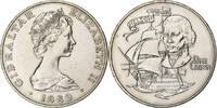 Gibraltar Crown Elizabeth II, British Royal Mint, Copper-nickel -