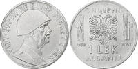Albania Lek Vittorio Emanuele III, Rome, Stainless Steel -