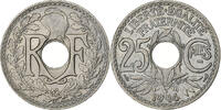 France 25 Centimes Lindauer, Paris, Souligné, Nickel -
