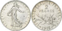 France 2 Francs Semeuse, Paris, Silver, Gadoury:532, KM:845.1 -