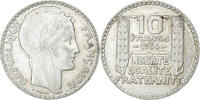 France 10 Francs Turin, Paris, Silver, Gadoury:801, KM:878 -
