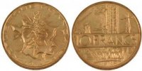 France 10 Francs Coin, Mathieu, Nickel-brass, KM:940 -