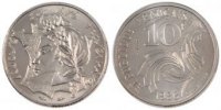 France 10 Francs Coin, Nickel, KM:E132, Gadoury:824 -