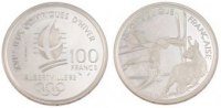 France 100 Francs Coin, Silver, KM:983, Gadoury:912 -