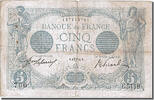 France 5 Francs Banknote, 5 F 1912-1917 ''Bleu'', 1915-04-08 -