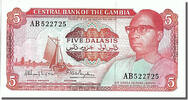 Gambia 5 Dalasis Banknote -
