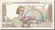 France 10,000 Francs Banknote, 10 000 F 1945-1956 ''Génie Français'' -
