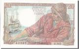 France 20 Francs Banknote, 20 F 1942-1950 ''Pêcheur'', 1945-07-05 -