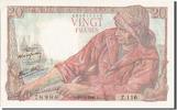 France 20 Francs Banknote, 20 F 1942-1950 ''Pêcheur'', 1944-02-10 -