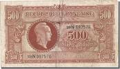 France 500 Francs Banknote, 1943-1945 Marianne -