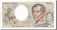 France 200 Francs Banknote, 200 F 1981-1994 ''Montesquieu'' -