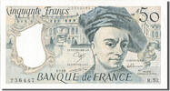 France 50 Francs 1988 Banknote, 50 F 1976-1992 ''Quentin de La Tour'' VZ 14.35 &pound;  +  4.19 &pound; shipping