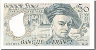 France 50 Francs Banknote, 50 F 1976-1992 ''Quentin de La Tour'' -
