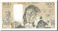 France 500 Francs Banknote, 500 F 1968-1993 ''Pascal'', 1991-01-03 -