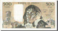 France 500 Francs Banknote, 500 F 1968-1993 ''Pascal'', 1982-01-07 -