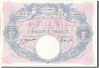 France 50 Francs 50 F 1889-1927 ''Bleu et Rose'', KM #64g, 1924-07-08,.. -