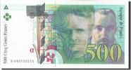 France 500 Francs Banknote, 500 F 1994-2000 ''Pierre et Marie Curie'' -