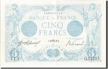 France 5 Francs Banknote, 5 F 1912-1917 ''Bleu'', 1916-10-26 -