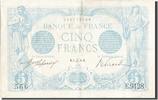 France 5 Francs Banknote, 5 F 1912-1917 ''Bleu'', 1915-12-03 -