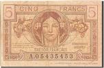 France 5 Francs Banknote, 1947 French Treasury, 1947 -