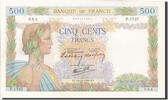 France 500 Francs Banknote, 500 F 1940-1944 ''La Paix'', 1940-12-19 -