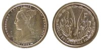 French Equatorial Africa Franc Coin, Paris, Copper-nickel -