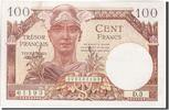 France 100 Francs Banknote, 1947 French Treasury, Undated (1947), 1947 -