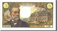 France 5 Francs Banknote, 5 F 1966-1970 ''Pasteur'', 1968-08-01 -