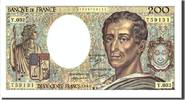 France 200 Francs Banknote, 200 F 1981-1994 ''Montesquieu'', 1985 -