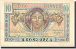 France 10 Francs 1947 French Treasury, 1947, Fayette:VF30.1 -