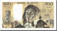 France 500 Francs 500 F 1968-1993 ''Pascal'', 1982-08-05 -
