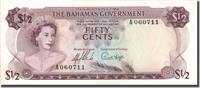 Bahamas 1/2 Dollar Banknote, KM:17a -