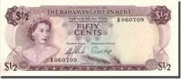 Bahamas 1/2 Dollar Banknote, KM:17a -