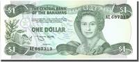 Bahamas 1 Dollar Banknote, 1974, KM:43b -