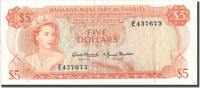 Bahamas 5 Dollars Banknote, KM:29a -