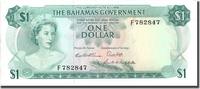 Bahamas 1 Dollar Banknote, 1965, KM:18b -