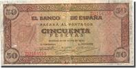 Spain 50 Pesetas Banknote, 1938-05-20, KM:112a -