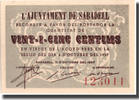 Spain 25 Centimos Banknote, Batiment, SABADELL, 1937 -