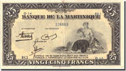 Martinique 25 Francs Undated (1943-1945), KM:17 -