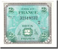 France 2 Francs Flag/France, 1944, Fayette:VF16.2, KM:114b -